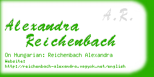 alexandra reichenbach business card